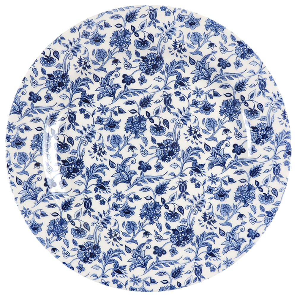 Antique Floral Dinner Plate by Queen's-1