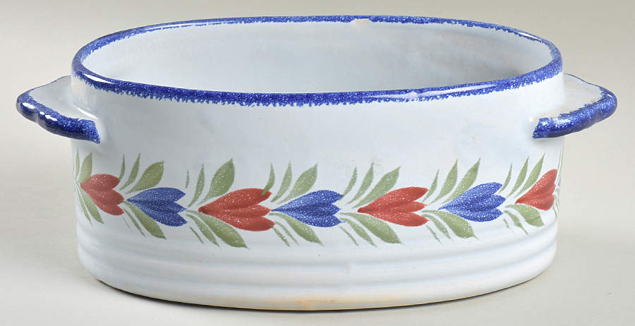 Les Plats du Chef 1.5 Quart Oval Covered Casserole No Lid by Quimper-1