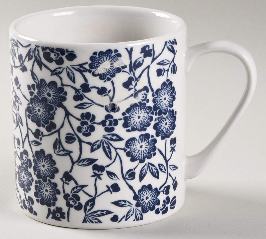 Victorian Calico White Mug by Queen's-1