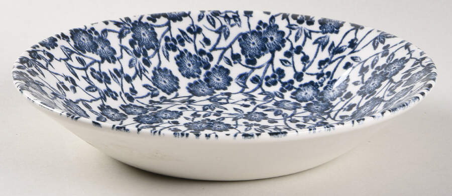 Victorian Calico White Coupe Soup Bowl by Queen's-1