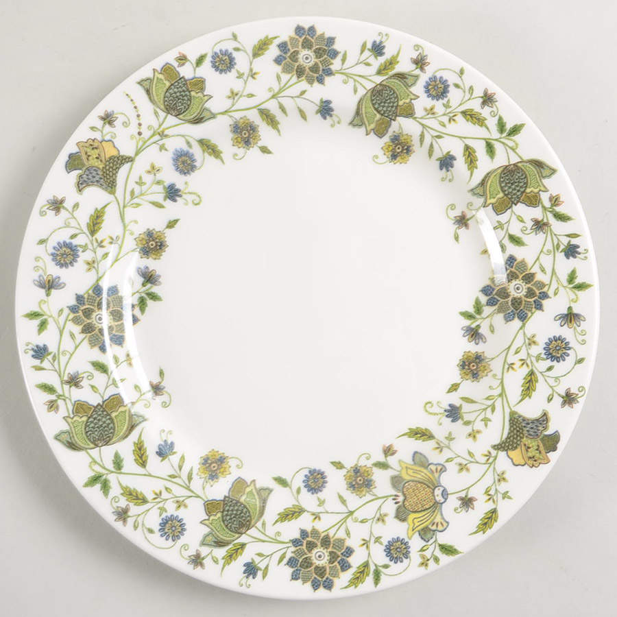 Hidden World Indian Silk Salad Plate by Queen's-1
