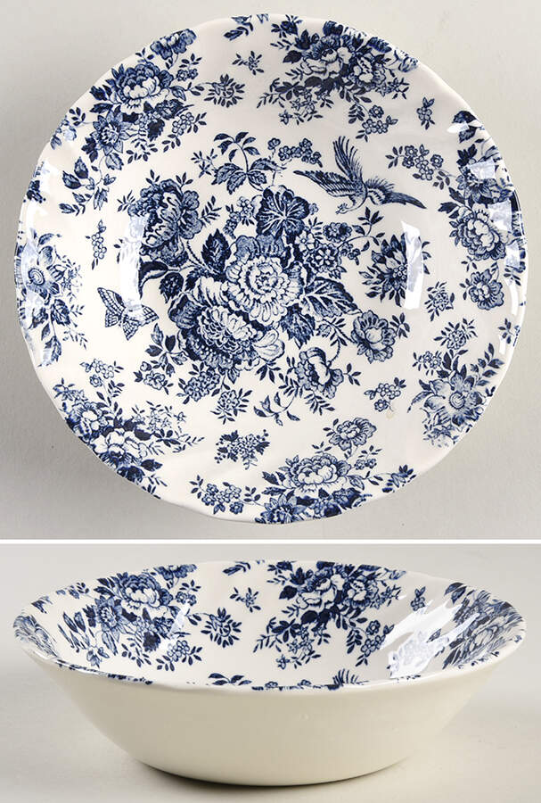 Oriental Garden Coupe Cereal Bowl by Queen's-1