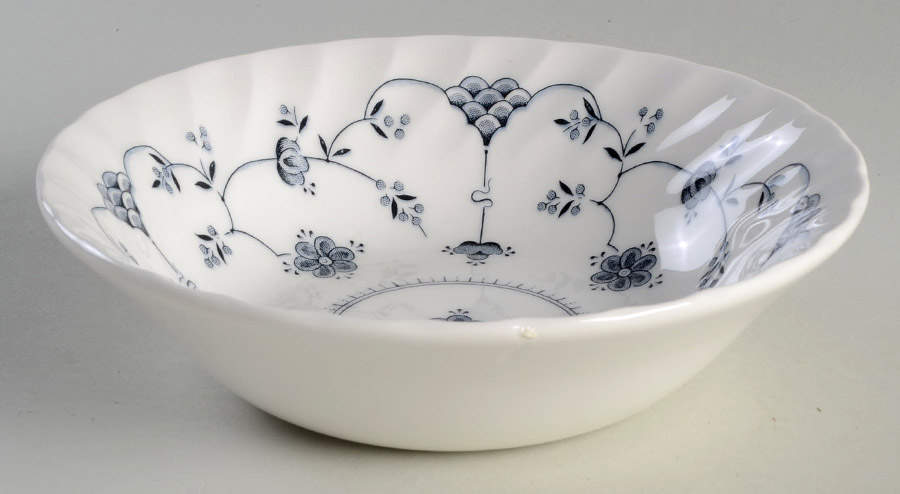 Finlandia Black Coupe Cereal Bowl by Queen's-1