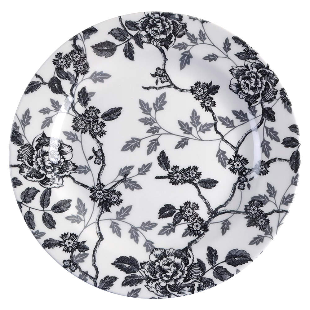 Black Orchid Dinner Plate by Queen's-1