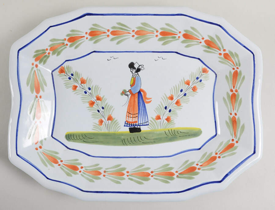 D217 Underplate for Tureen by Quimper-1