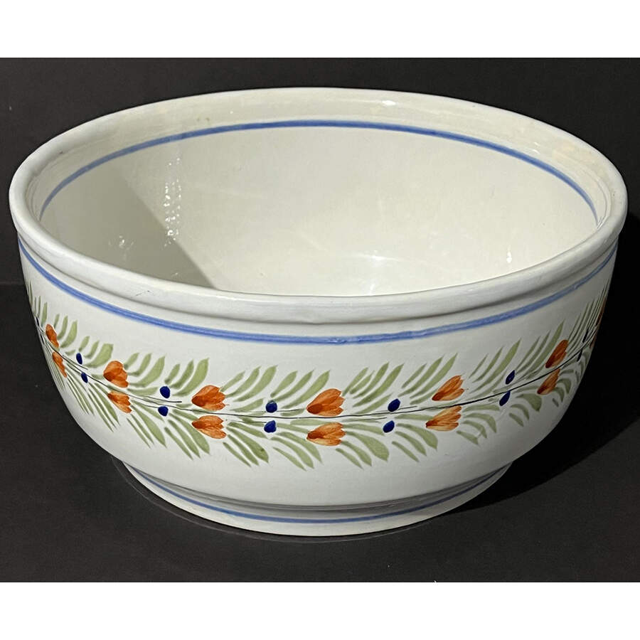 D217 10" Large Salad Serving Bowl by Quimper-1