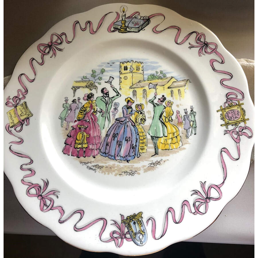Those Were the Days Dinner Plate by Queen Anne (England)-1