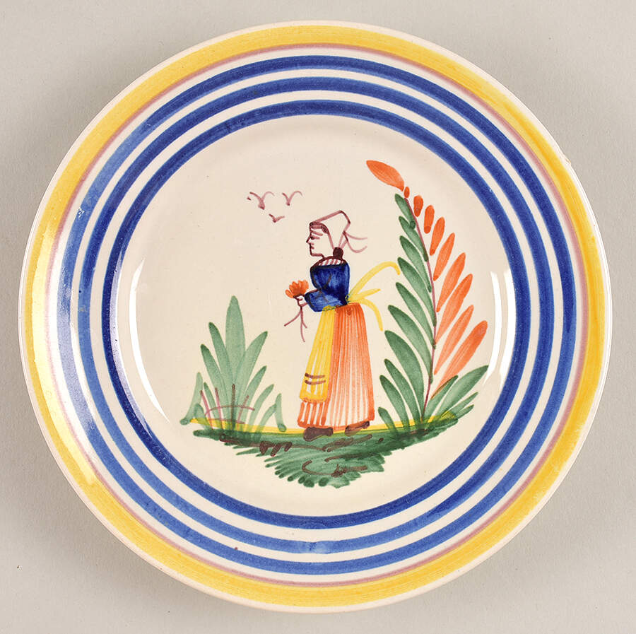 QUI130 Bread & Butter Plate by Quimper-1