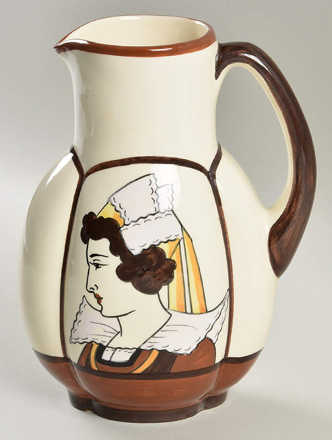 HB Backstamp Giftware 48 Oz Pitcher by Quimper-1