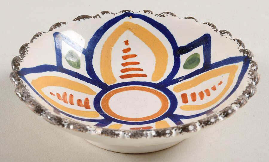 HR or Henriot Backstamp Giftware Butter Pat by Quimper-1