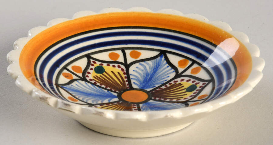 HR or Henriot Backstamp Giftware Butter Pat by Quimper-1