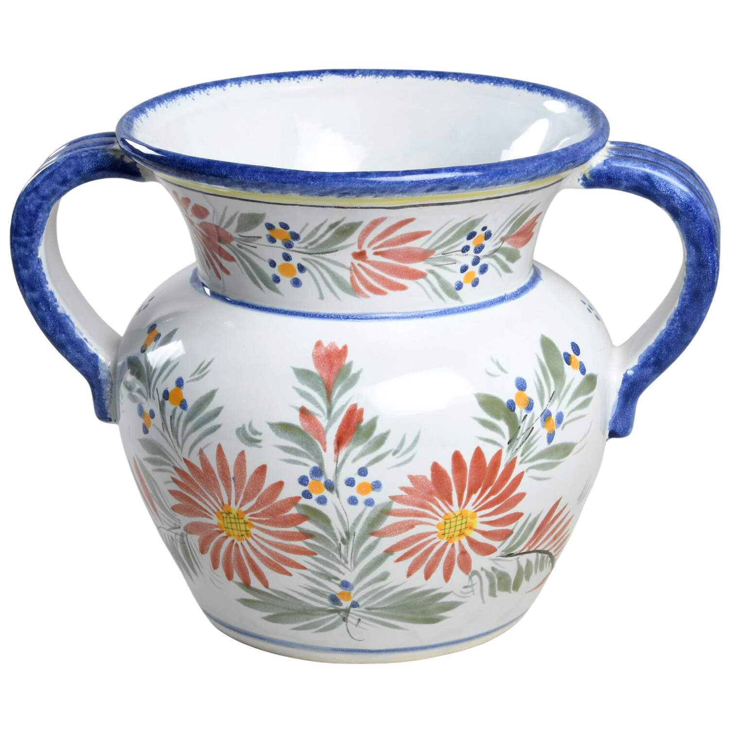 HR or Henriot Backstamp Giftware 8" Vase by Quimper-1