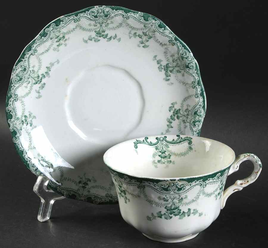 Kermit Flat Cup & Saucer Set by Royal Bassett (England)-1