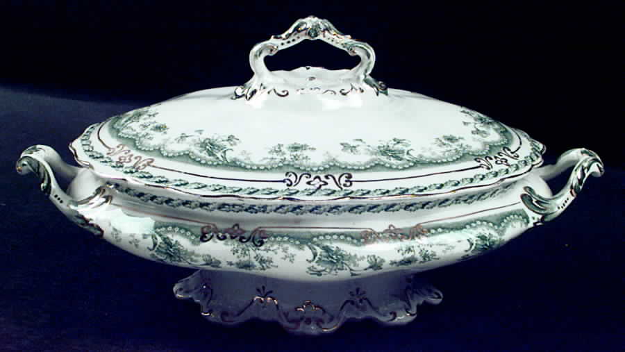 Windermere Oval Covered Vegetable by Royal Bassett (England)-1