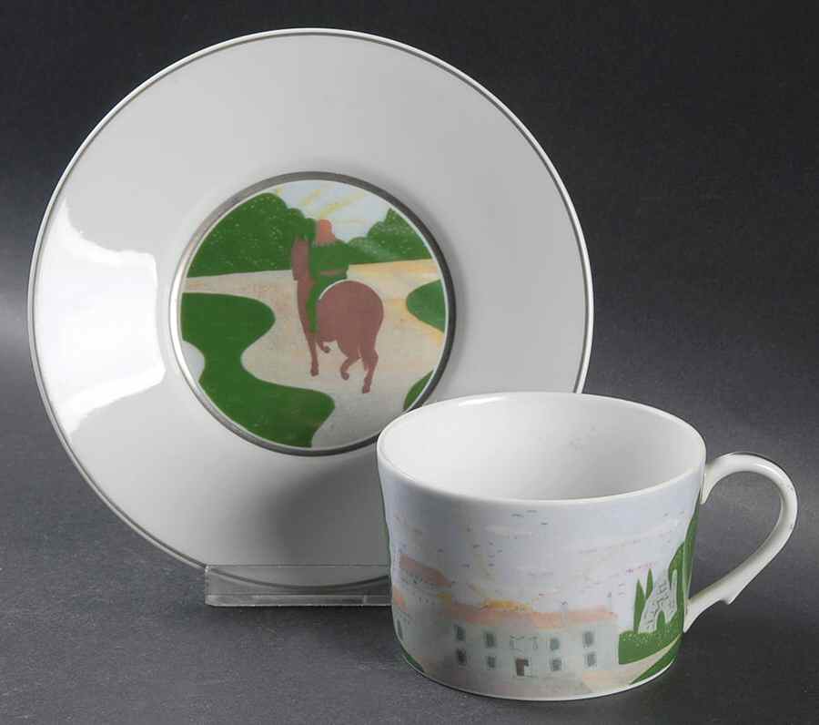 12 Hours Flat Cup & Saucer Set by Raynaud-1