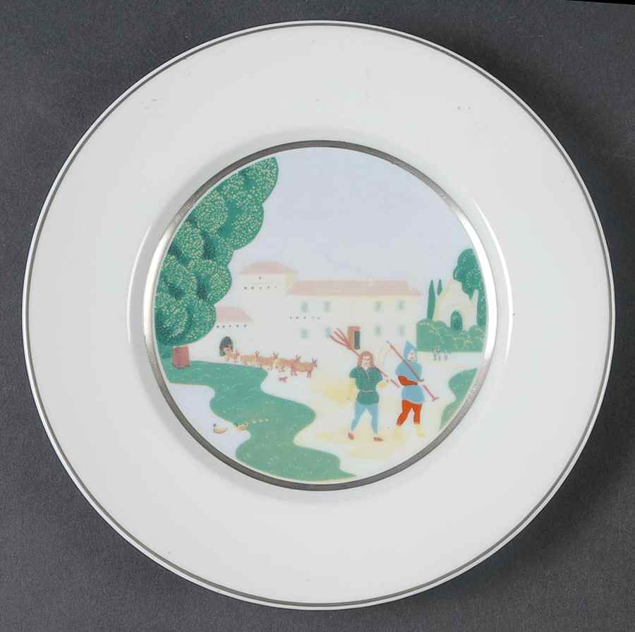 12 Hours Bread & Butter Plate by Raynaud-1