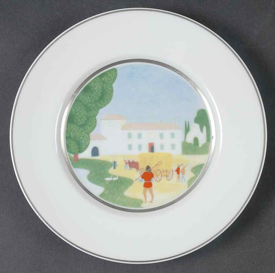 12 Hours Bread & Butter Plate by Raynaud-1