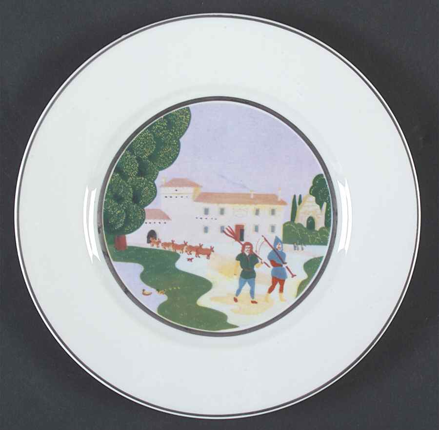 12 Hours Salad Plate by Raynaud-1