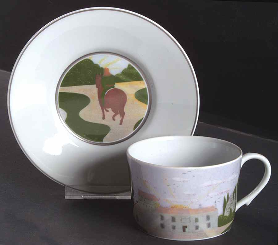 12 Hours Flat Cup & Saucer Set by Raynaud-1