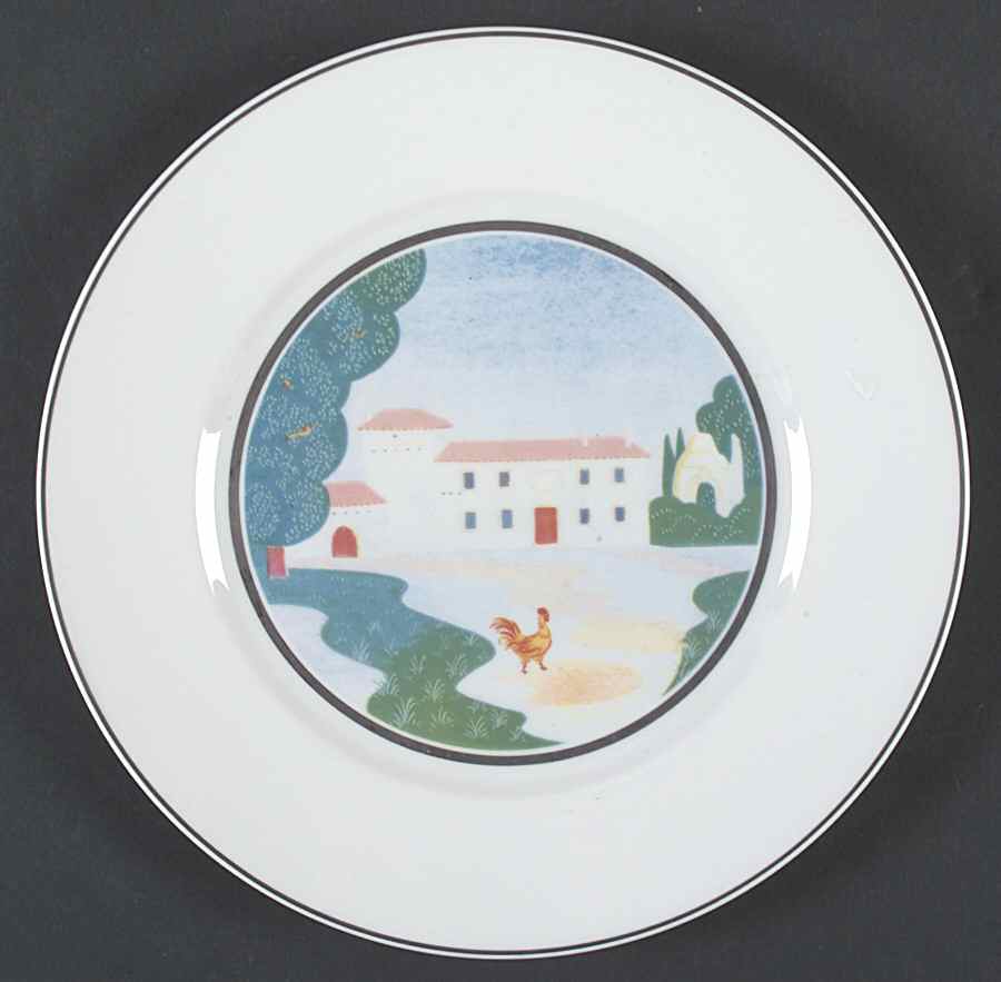 12 Hours Salad Plate by Raynaud-1