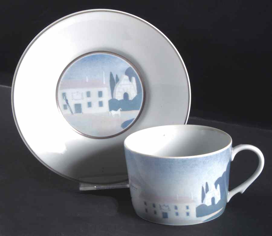 12 Hours Flat Cup & Saucer Set by Raynaud-1