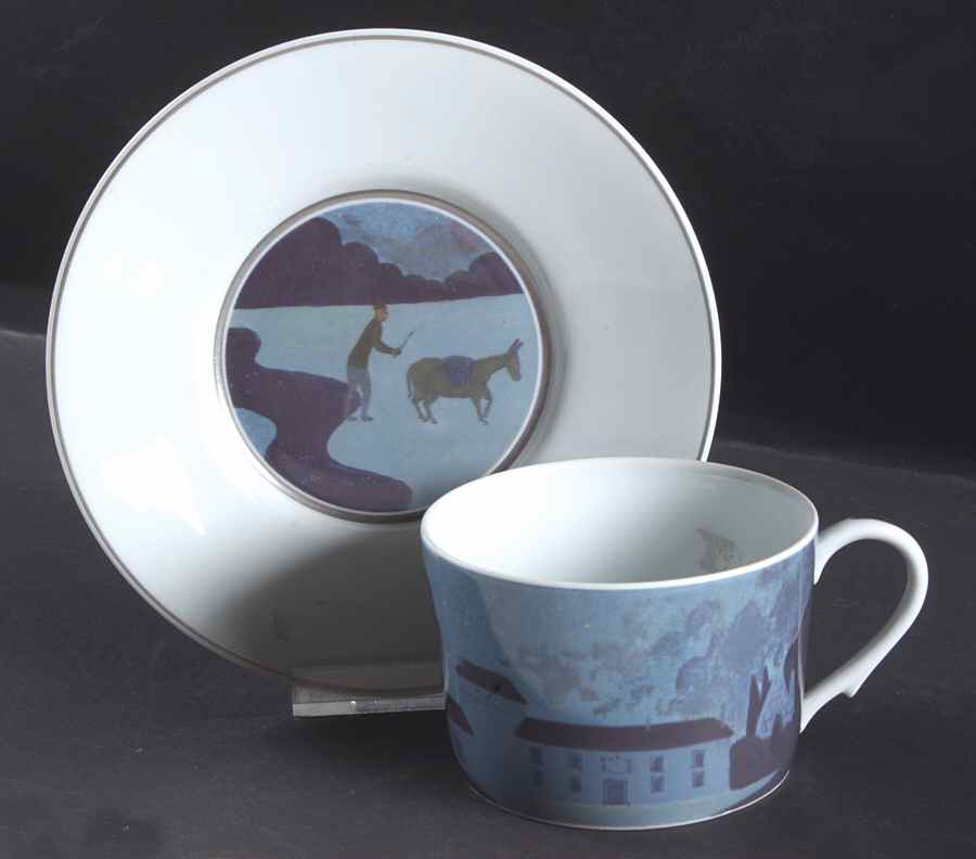 12 Hours Flat Cup & Saucer Set by Raynaud-1