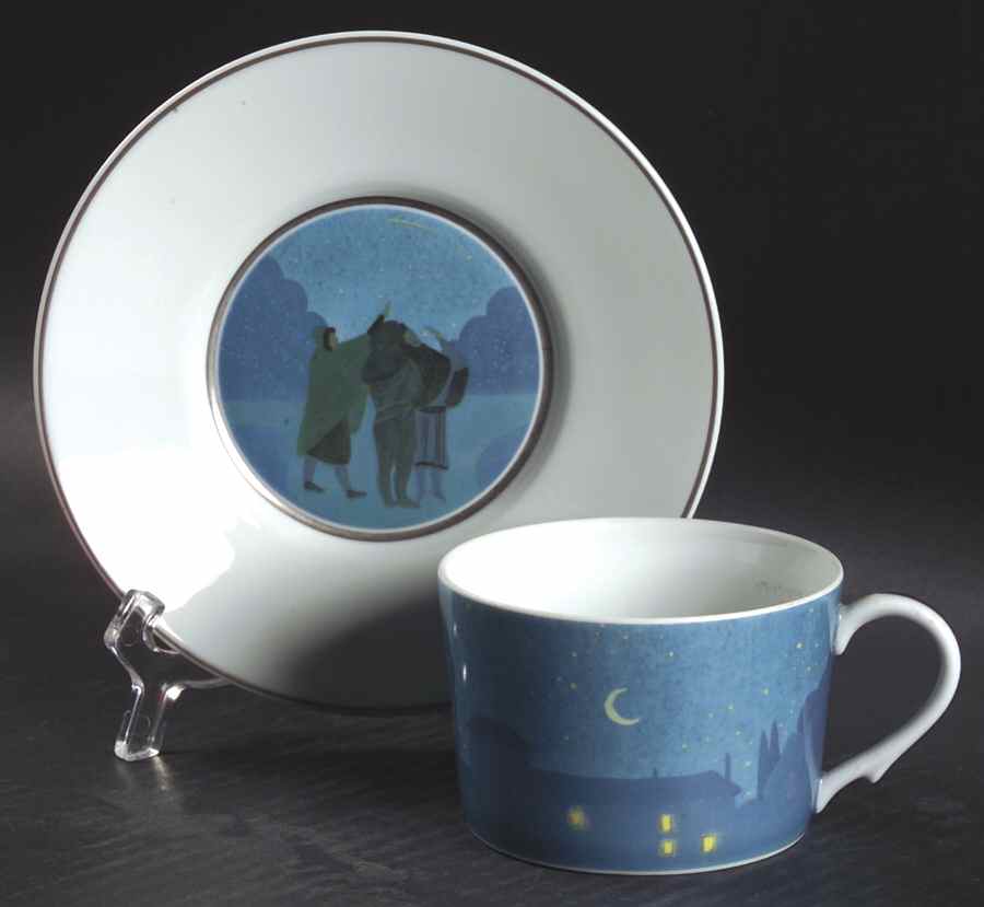 12 Hours Flat Cup & Saucer Set by Raynaud-1