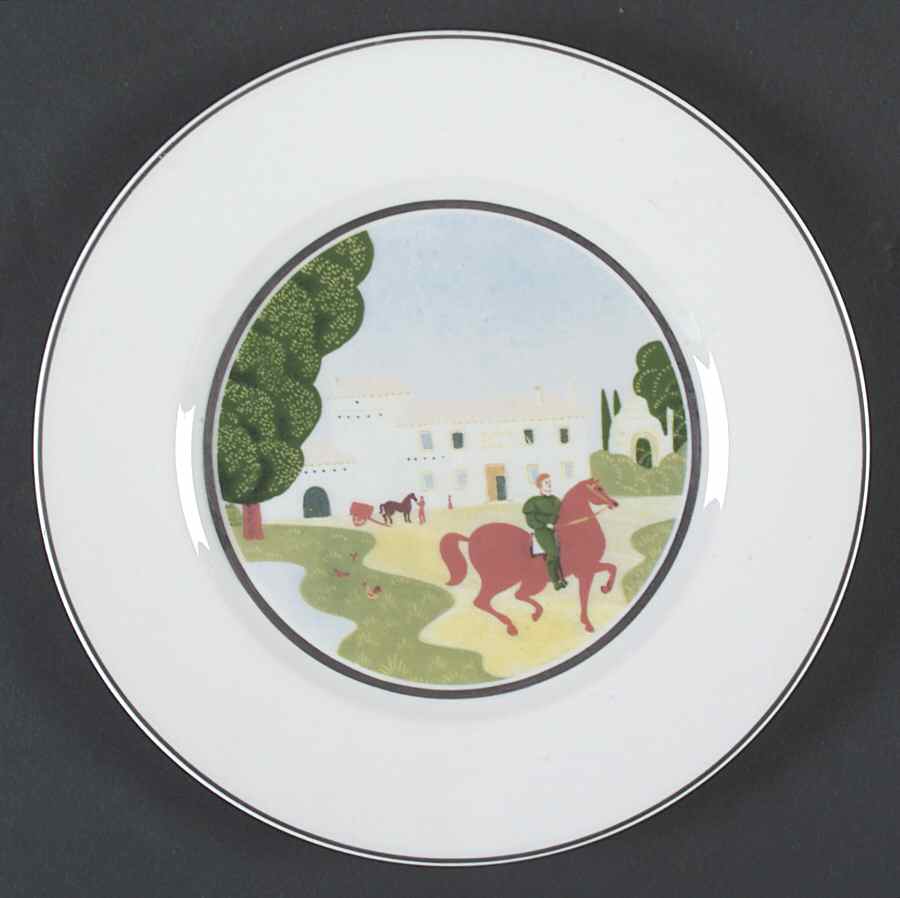 12 Hours Salad Plate by Raynaud-1