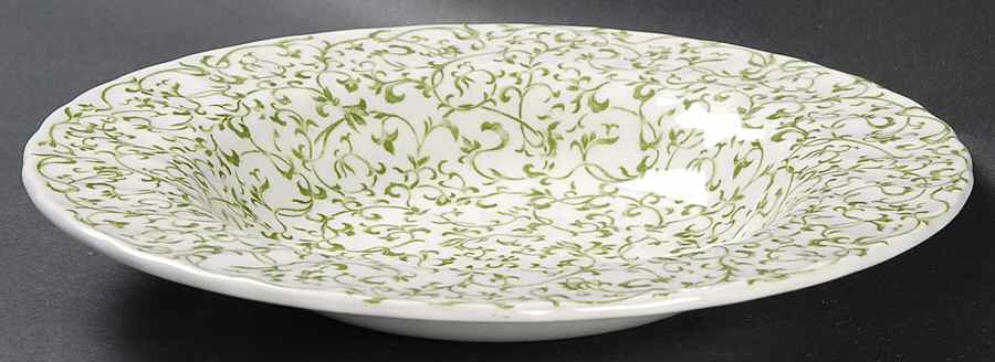 Linen Fleury Rim Soup Bowl by Royal Wessex-1