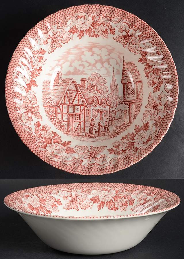 RT4 9" Round Vegetable Bowl by Royal Art (England)-1