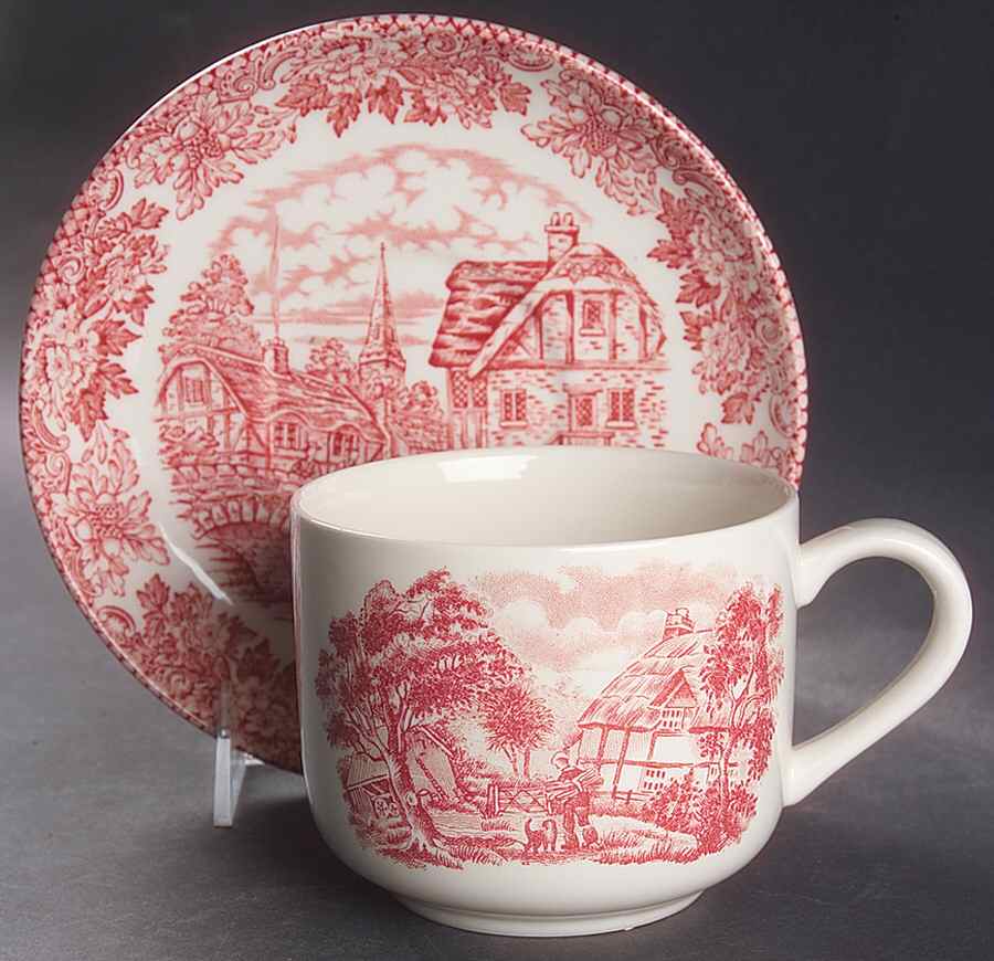 RT4 Oversized Cup & Saucer Set by Royal Art (England)-1