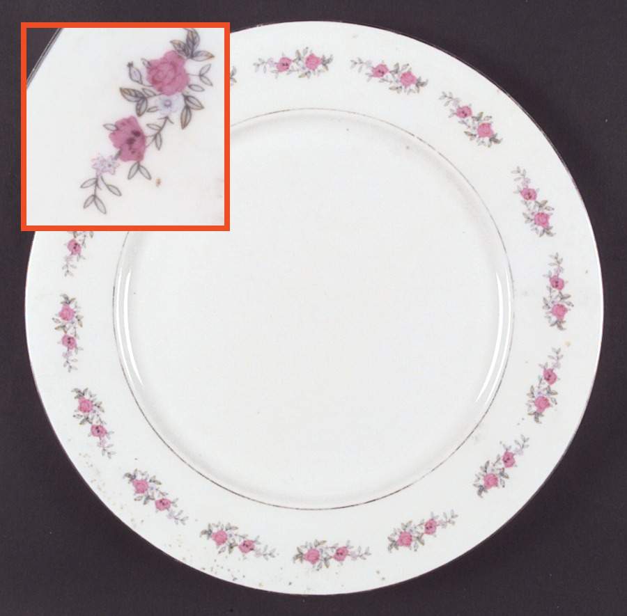 China Rose Dinner Plate by Royal Cathay-1