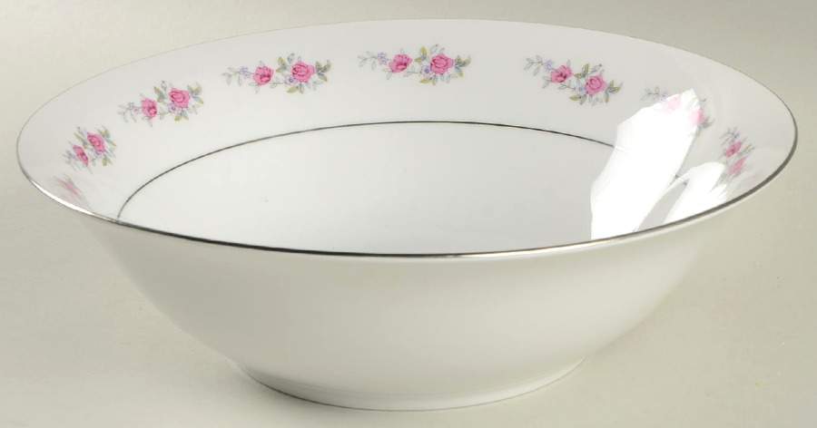 China Rose 9" Round Vegetable Bowl by Royal Cathay-1