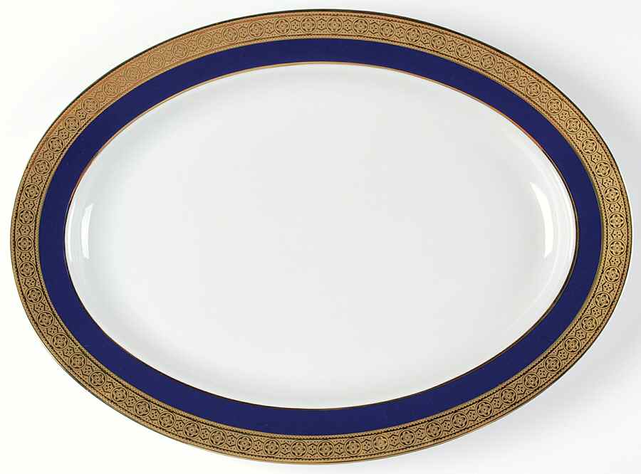 6641 16" Oval Serving Platter by Royal Ming-1