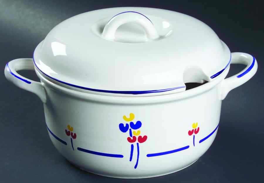 Tulips Tureen &  Lid by Riva Designs-1