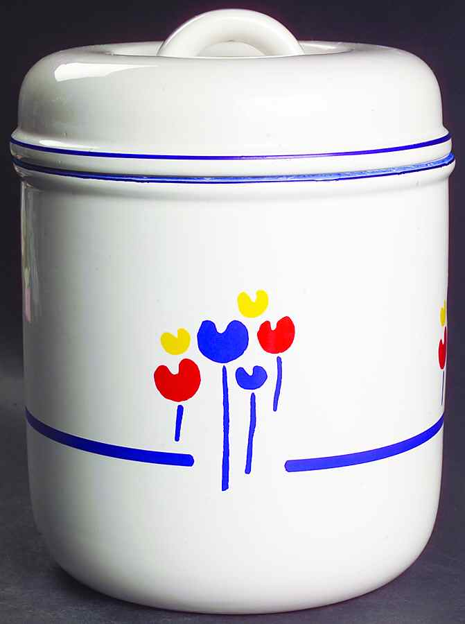 Tulips Cookie Jar & Lid by Riva Designs-1