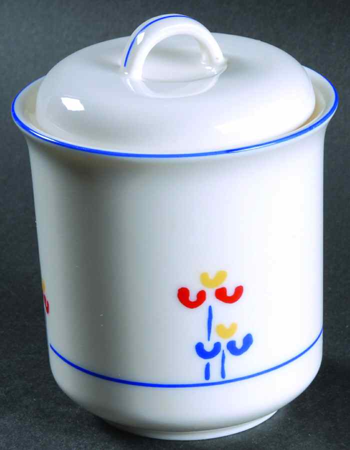 Tulips Sugar Bowl & Lid by Riva Designs-1