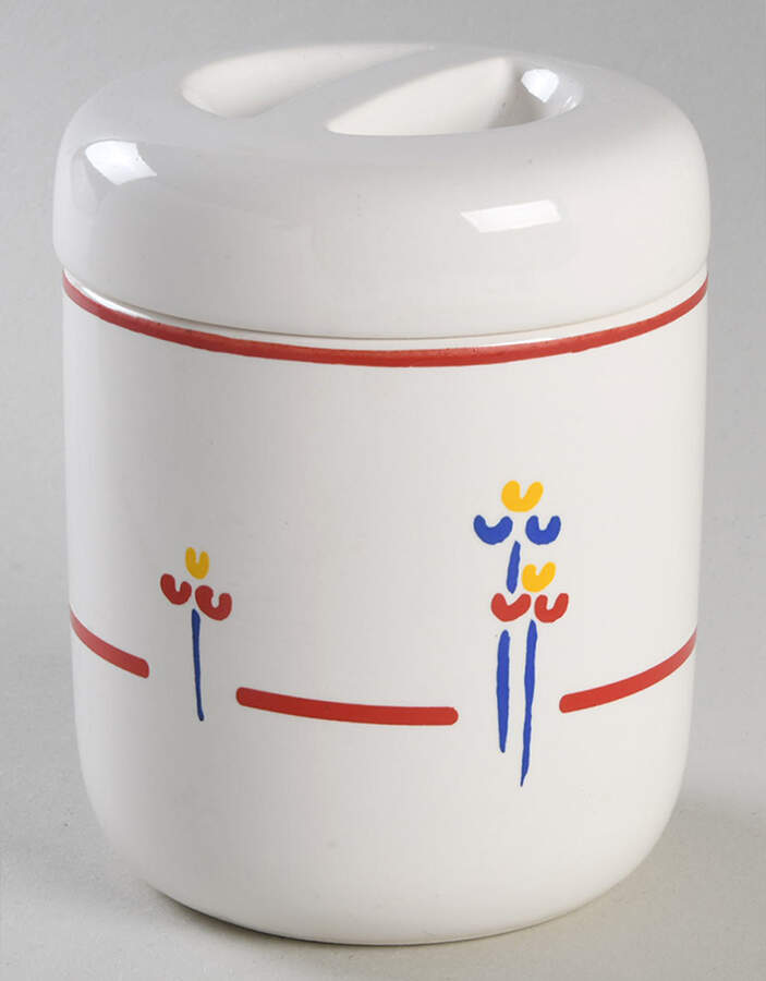 Tulips Tea Canister & Lid by Riva Designs-1