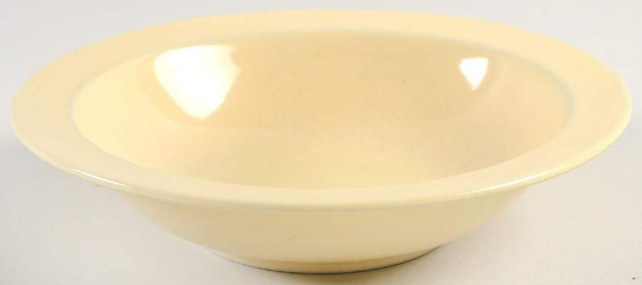 Color Your Table Yellow Rim Soup Bowl by Riva Designs-1