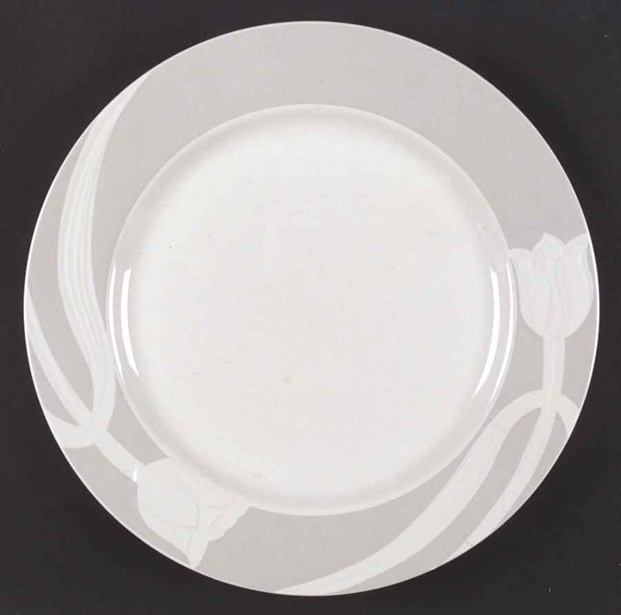 Tivoli Gray Dinner Plate by Riva Designs-1