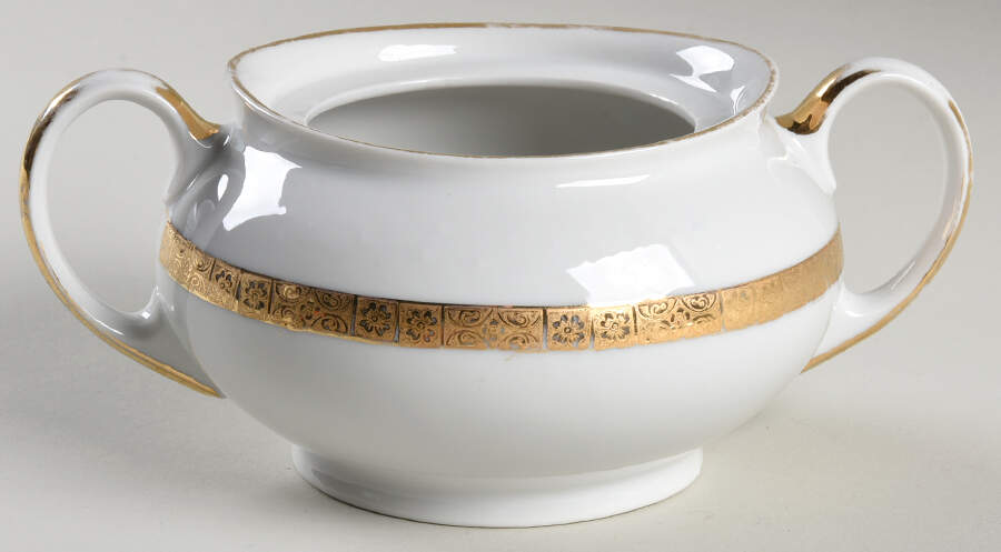 RR2 Sugar Bowl No Lid by Royal R (Bavaria)-1