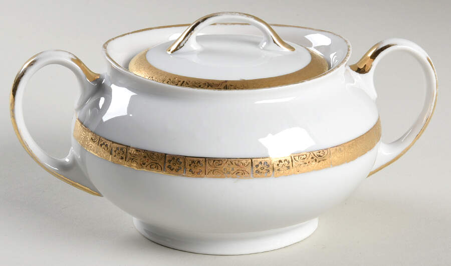 RR2 Sugar Bowl & Lid by Royal R (Bavaria)-1