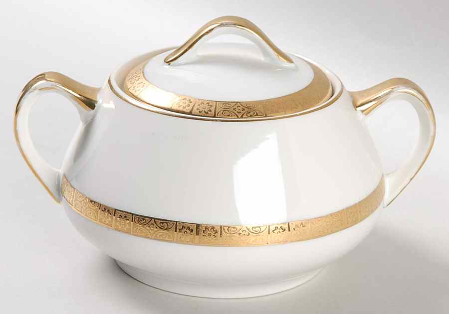 RR2 Sugar Bowl & Lid by Royal R (Bavaria)-1