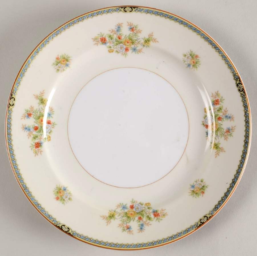 RO67 Luncheon Plate by Rose (Japan)-1