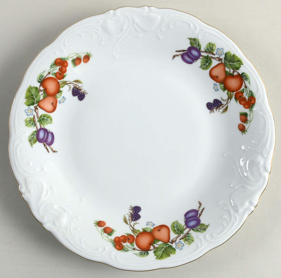 Fruit Garland 12" Chop Plate (Round Platter) by Royal Kent (Poland)-1