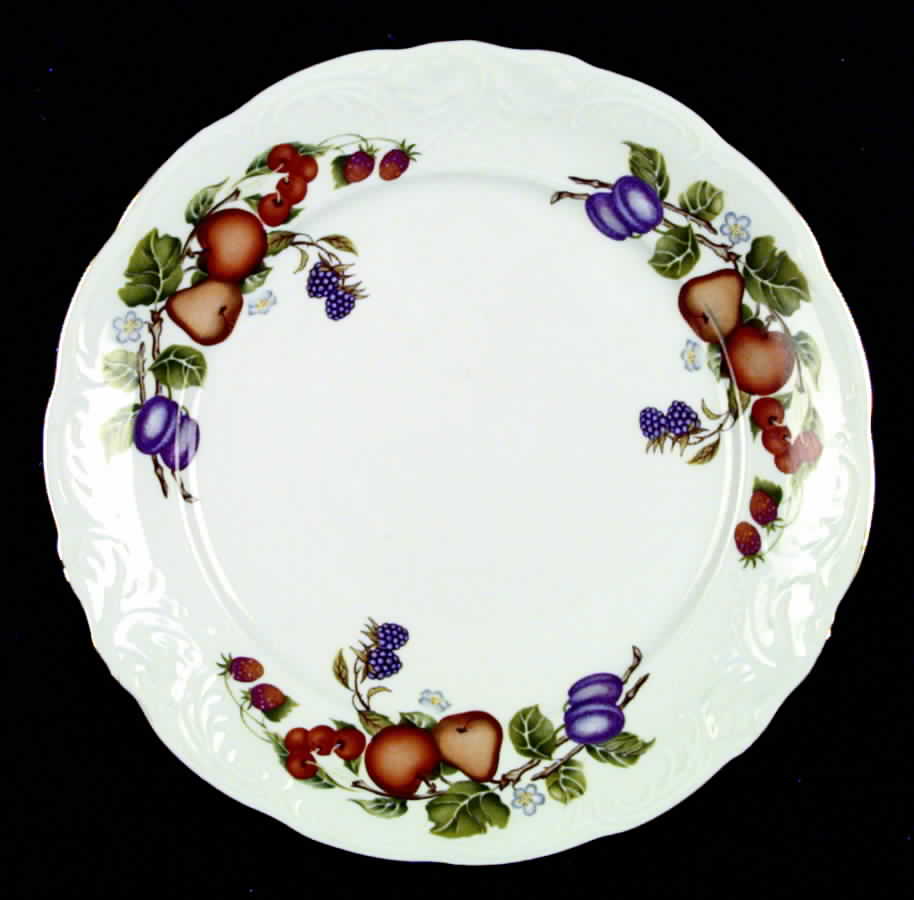 Fruit Garland Dinner Plate by Royal Kent (Poland)-1