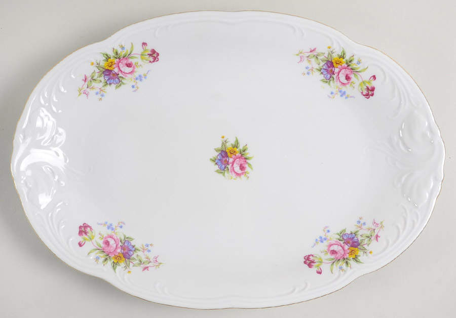 RKT6 12" Oval Serving Platter by Royal Kent (Poland)-1