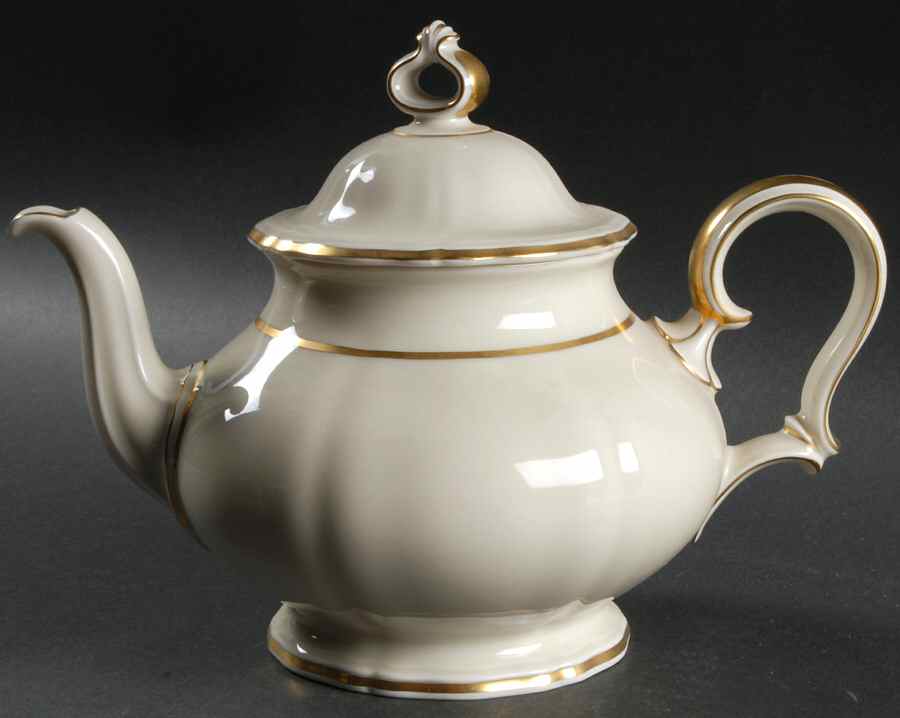 1129 (Chippendale, Cream) Teapot & Lid by Rosenthal - Continental-1