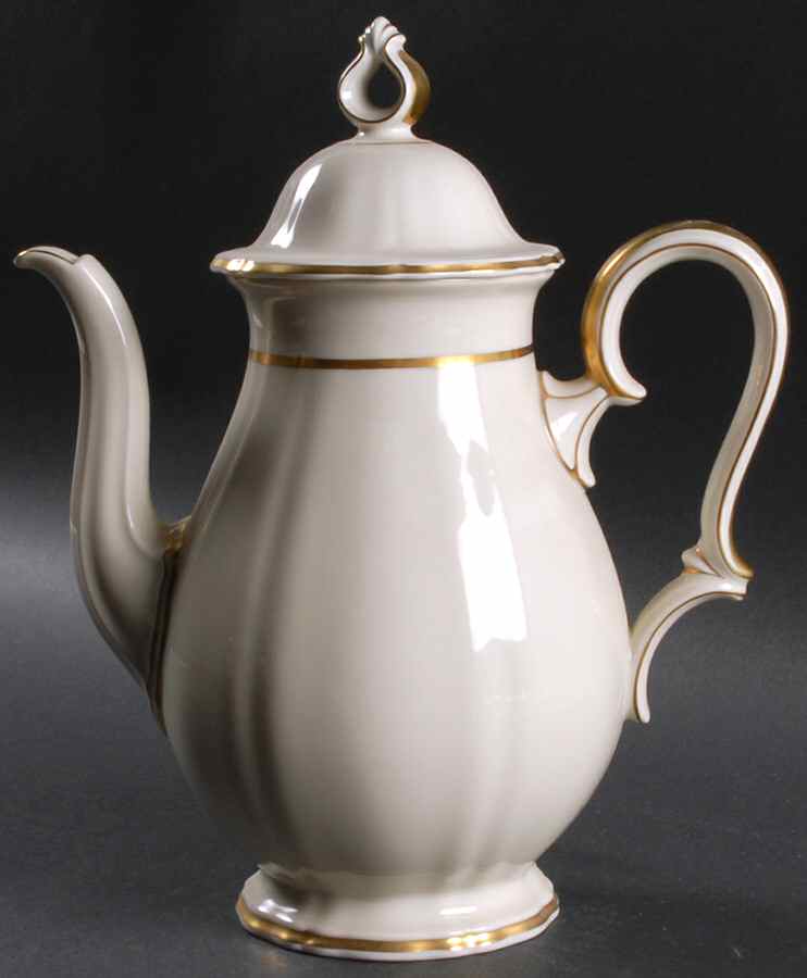 1129 (Chippendale, Cream) Coffee Pot & Lid by Rosenthal - Continental-1