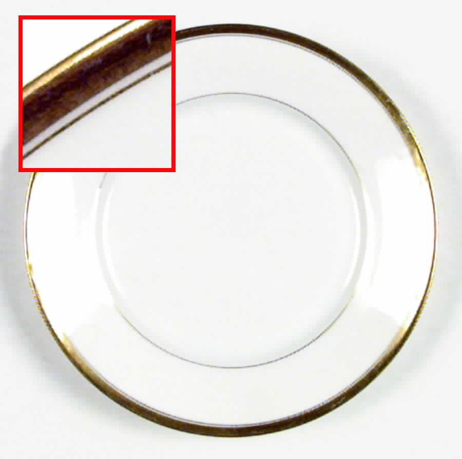 1133 (Gold & White) Bread & Butter Plate by Rosenthal - Continental-1